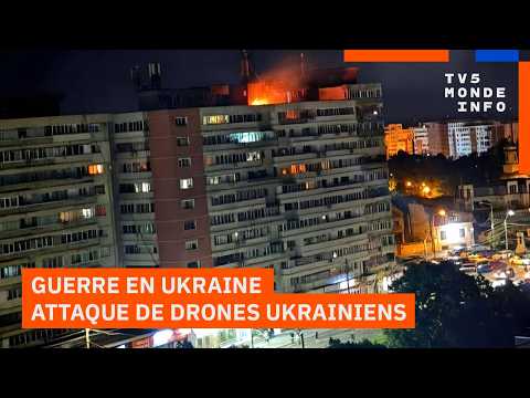 Guerre en Ukraine : Kiev lance une attaque massive de drones contre la Russie thumbnail