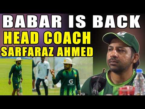 Babar is back in 2nd test match | Sarfaraz Ahmed press conference thumbnail