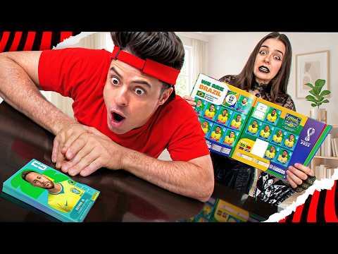 COMPLETEI O ÁLBUM DE FIGURINHAS DA COPA SÓ BATENDO BAFO! thumbnail