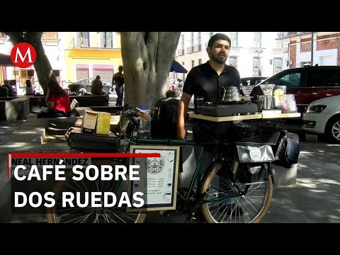 Barista abandona cafetería exclusiva para vender café de especialidad en bicicleta thumbnail