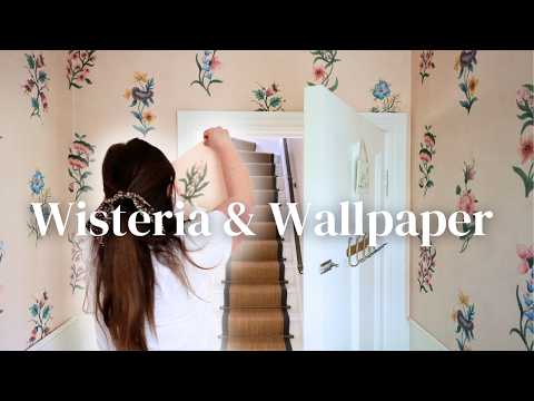? This Felt Like a Jane Austen Novel… Then I Came Home to Decorate, Wallpapering The Tiny Bathroom thumbnail