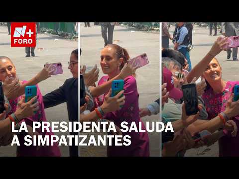 Así recibieron a Sheinbaum en el Monumento a la Revolución thumbnail