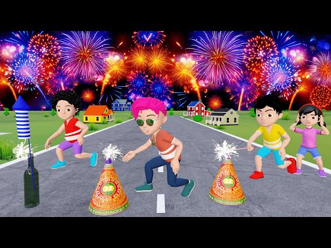Happy Diwali Celebrations 2024 | Diwali Cartoon | Pagal Beta | Desi Comedy Video | Cs Bisht Vines thumbnail