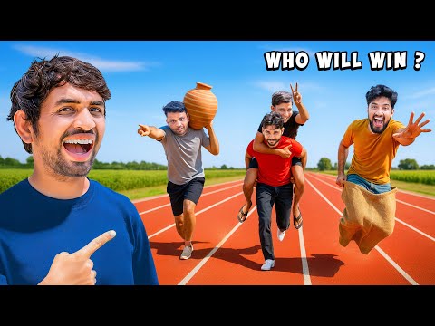 Different Types Of Race Challenge - Winner Gets iPhone 16 pro 😍 thumbnail