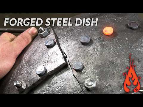 Blacksmithing - Making a Forged Steel Dish thumbnail