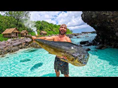 He Fed an Entire Village With ONE Giant Fish (Volcano Island) thumbnail