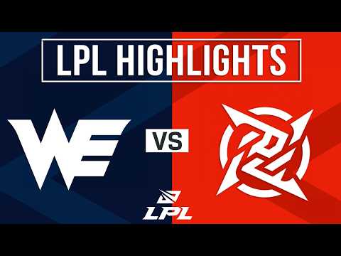 WE vs NIP Highlights ALL GAMES | LPL 2026 Split 2 | Team WE vs Ninjas in Pyjamas thumbnail