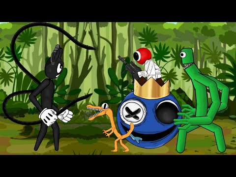 Cartoon Mouse vs Rainbow Friends, ( Blue , Red, Orange, Green ). Animation Drawing Cartoon 2. thumbnail