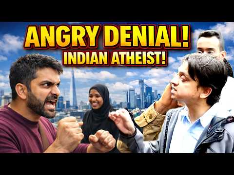 Angry Denial! Mansur Vs Indian Atheist | Speakers Corner | Hyde Park thumbnail