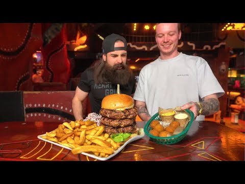 THIS BURGER CHALLENGE IN AMSTERDAM HAS NEVER BEEN BEATEN! | BeardMeatsFood thumbnail