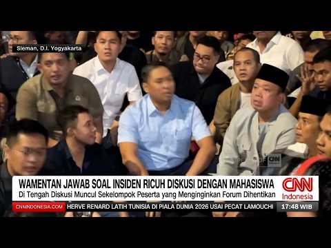Wamentan Klarifikasi Insiden Diskusi Bersama Mahasiswa thumbnail