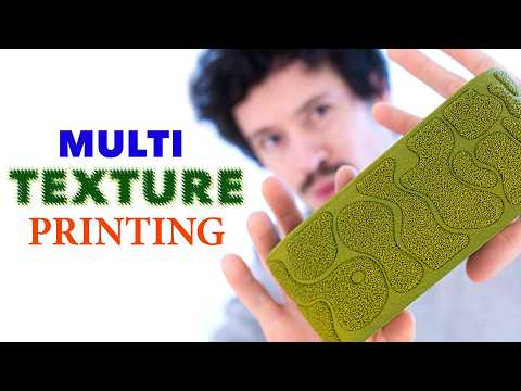 3D Print and Design Multi-Texture Prints // Autodesk Fusion Tutorial thumbnail
