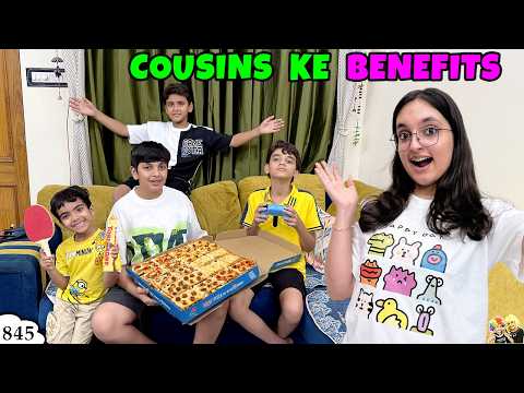COUSINS KE BENEFITS | Ep 845 | Summer Vacations Family Vlog | Aayu and Pihu Show thumbnail