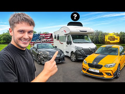 NOWE AUTO Z USA, KAMPER DLA YOUTUBERA I ZDYCHAJĄCE M2… | KrzychuVLOG #1 thumbnail