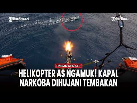 DETIK DETIK Helikopter AS Hujani Kapal Narkoba dengan Tembakan dan Granat thumbnail