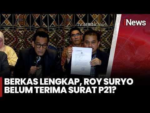 Berkas Lengkap, Roy Suryo Belum Terima Surat P21? | iNews Room 12/6 thumbnail