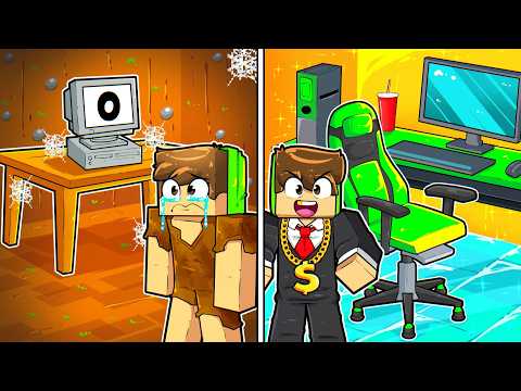 CADRES CONSTRUÍU um QUARTO MILIONÁRIO no Minecraft!💰 thumbnail