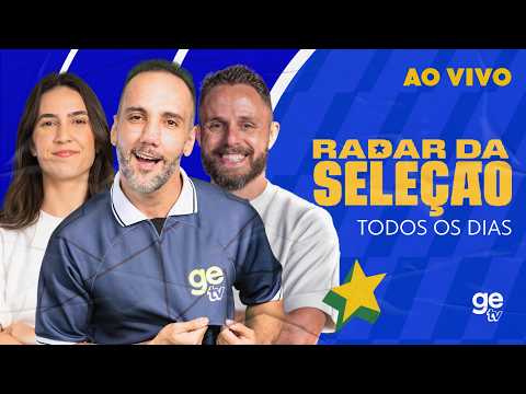 AO VIVO! COLETIVA DE PAQUETÁ, SUBSTITUTO DE RAPHINHA E BRASIL X ESCÓCIA! | Radar da Seleção | ge tv thumbnail