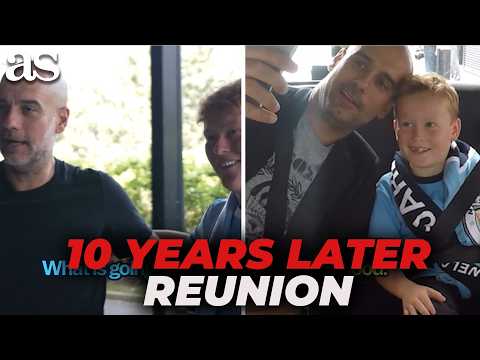 PEP GUARDIOLA and BRAYDON REUNITE at MANCHESTER CITY After 10 YEARS | The VIRAL MOMENT thumbnail