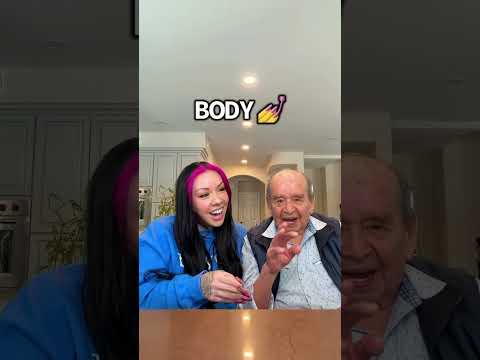 TEACHING MY GRANDPA ENGLISH 😂👴🏻❤️ #funny #grandpa #family #trendingshorts #comedy thumbnail