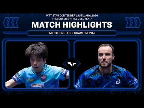 Hiroto Shinozuka vs Simon Gauzy | MS QF | #WTTLjubljana 2026 thumbnail