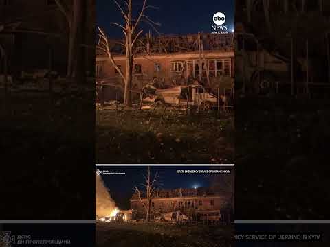 Russia launches 'horrific' drone, missile strikes on Ukraine, killing at least 17, officials say thumbnail