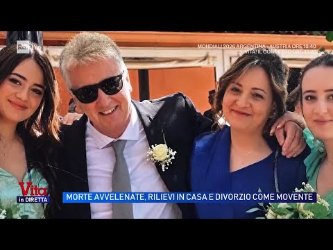 Morte avvelenate, rilievi in casa e divorzio come movente - Vita in diretta 22/06/2026 thumbnail