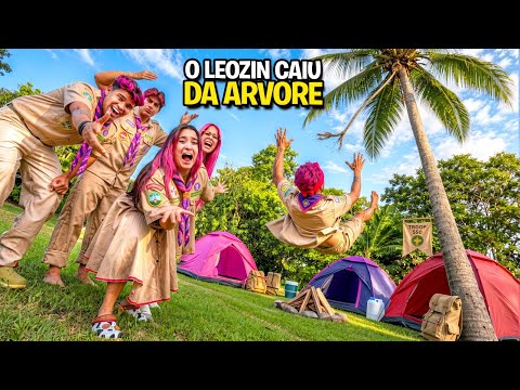 O LEOZIN CAIU DA ÁRVORE *dia de acampamento !  thumbnail