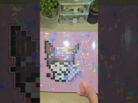 DIY PIXEL STICKER KUROMI #youtubeshorts #diy #viral thumbnail