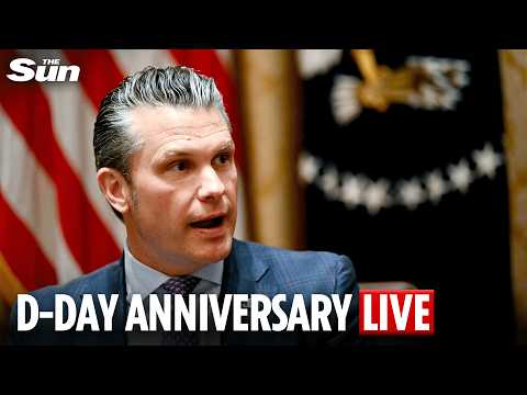 LIVE: US Defence Secretary Pete Hegseth attends D-Day anniversary events in France thumbnail