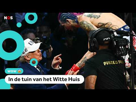 President Donald Trump viert zijn verjaardag met vechtsporttoernooi thumbnail
