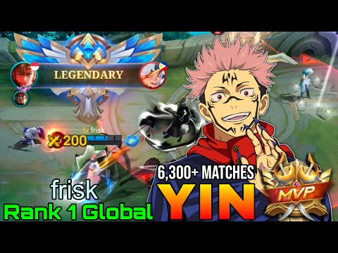 Legendary Yin 6,300+ Matches - Top 1 Global Yin by frisk - Mobile Legends thumbnail