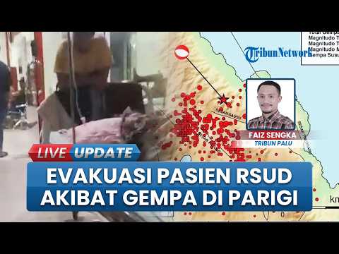 Situasi Mencekam Pascagempa Magnitudo 6,7, Pasien RS Anuntaloko Parigi Dievakuasi saat Gempa Susulan thumbnail
