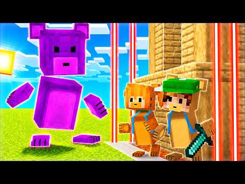 MOR AYI BİZİ KAÇIRDI! - SUPER BEAR Minecraft thumbnail