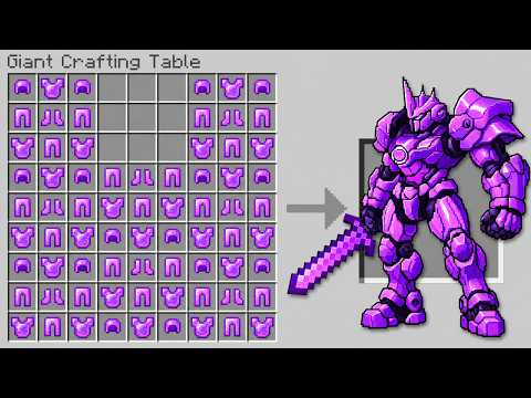 巨大なアイテムがクラフトできるマインクラフト【 マイクラ / マインクラフト 】 thumbnail
