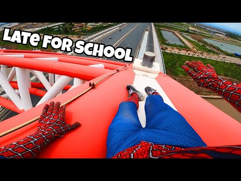 SPIDER-MAN IN REAL LIFE (Episode 2) || When Spider-Man is Late For School (Action POV Parkour) 2025 thumbnail