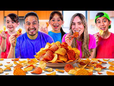 Reto en Familia: Hicimos las PAPAS LOCAS más RARAS 🤢 (Gomitas y Picante) thumbnail