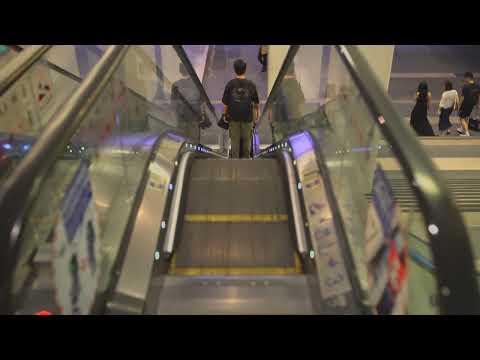 Hong Kong, Tsim Sha Tsui, Harbour City, 6X escalator thumbnail