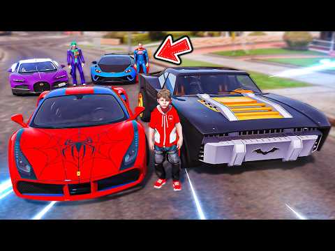 سرقنا سيارات الأبطال الخارقين 😱🔥!! | فلم قراند thumbnail
