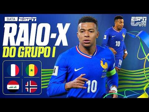 TUDO SOBRE O GRUPO I DA COPA DO MUNDO: FRANÇA, SENEGAL, IRAQUE E NORUEGA | RAIO-X ESPN thumbnail