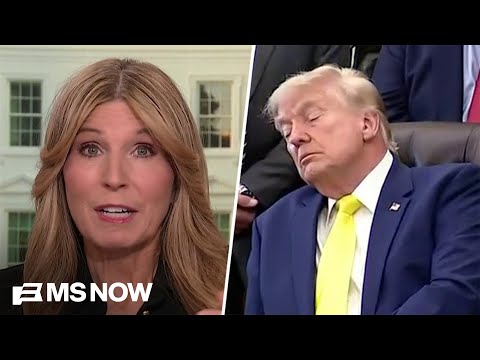 'He's a laughing stock': Nicolle reacts to Trump ASLEEP on camera AGAIN during 3PM White House event thumbnail