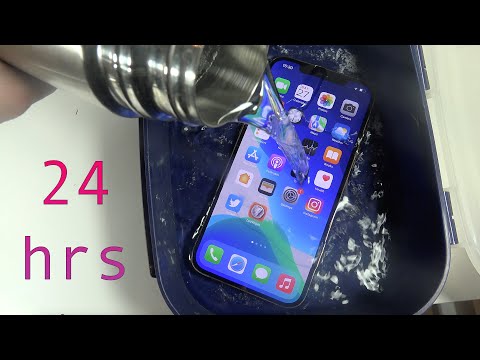 iPhone 12 Pro Max Water Freeze Test 24 Hours! thumbnail