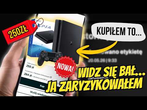 ZARYZYKOWAŁEM ZAKUP - PODEJRZANA OFERTA Z PAKIETEM OCHRONNYM NA OLX - NOWA KONSOLA SONY PS4 ZA 250zł thumbnail